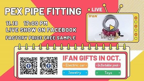 IFAN Live Show sobre acessórios PEX PIPE