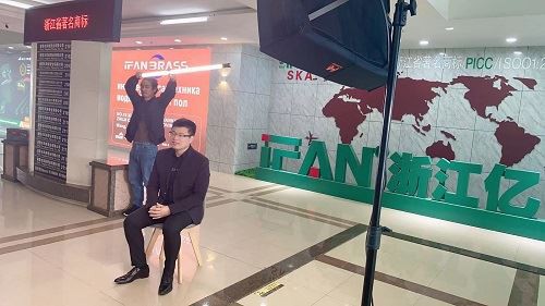 O chefe da IFAN, Mr.Wang, foi entrevistado pelo programa de TV CGTN