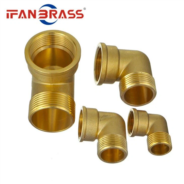 Brass Male Coude