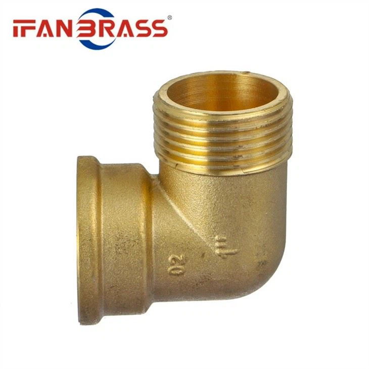 Brass elbow