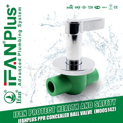 VÁLVULA DE ESFERA OCULTA IFANPlus PPR