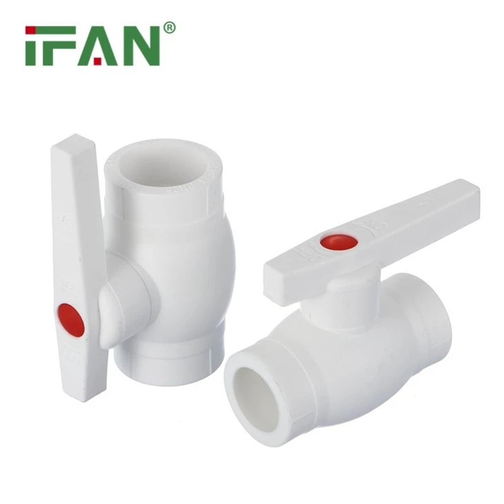 IFAN White Long Handle Pure Plastic PPR Valve