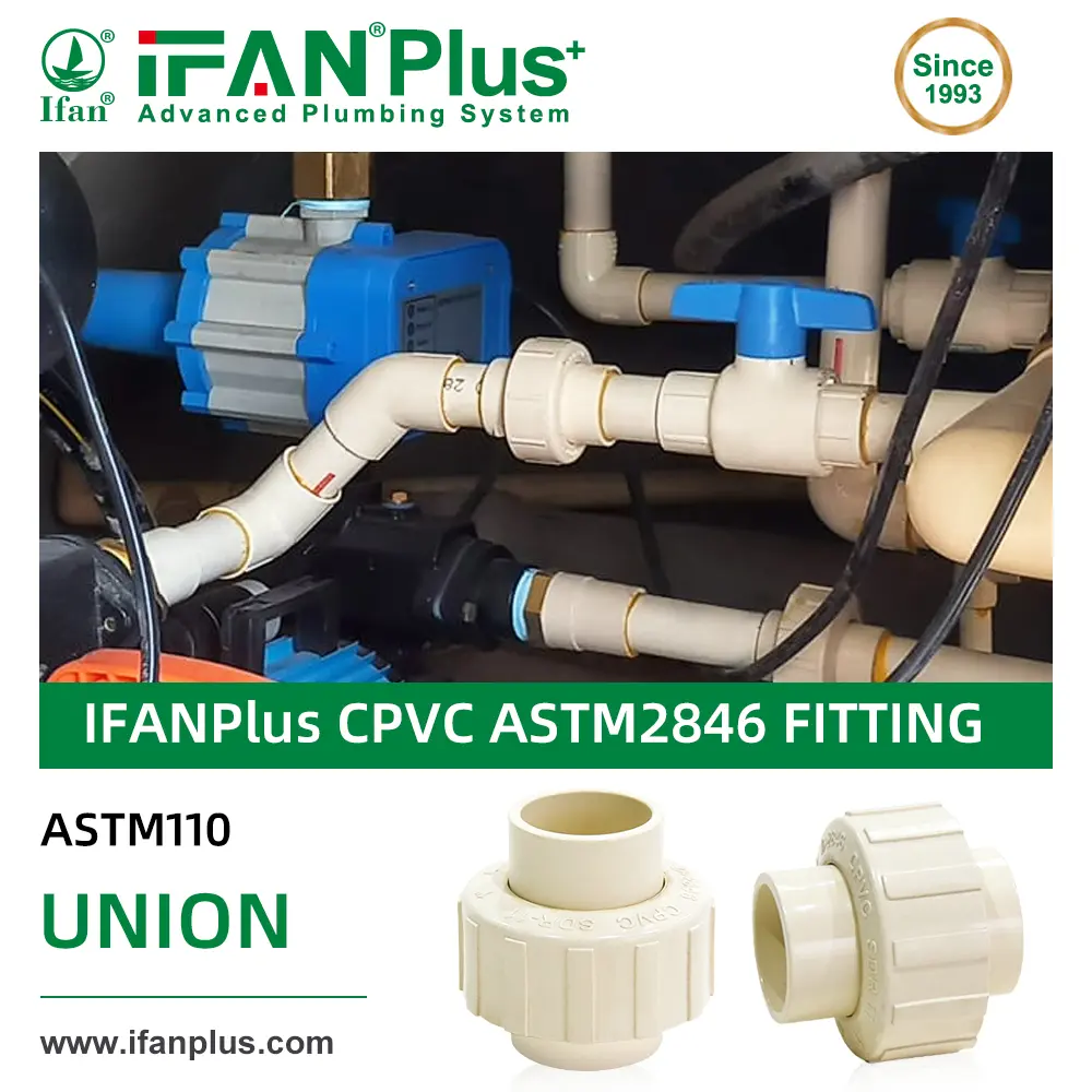IFANPLUS ASTM2846 CPVC Union