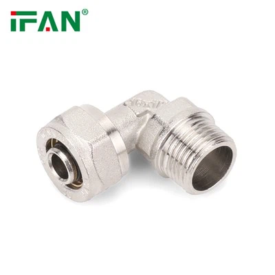 Ifan Copper Ajuste o cotovelo masculino cinza Pex